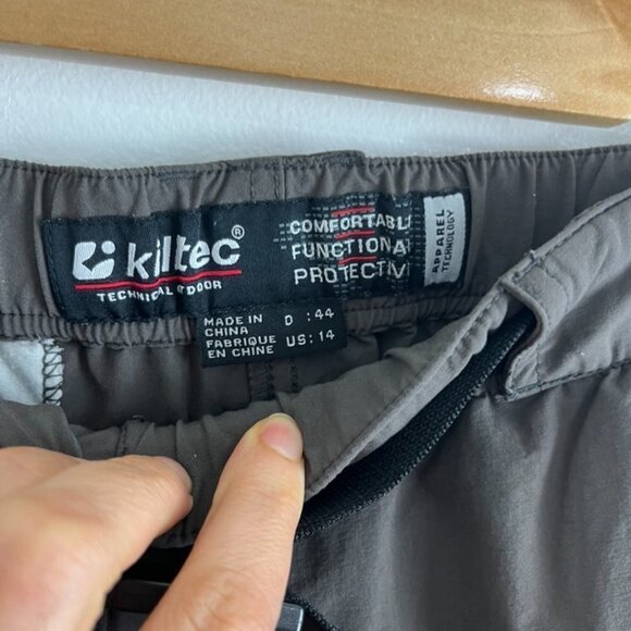 Killtec Brown Nylon Hiking Capris - Picture 4 of 9